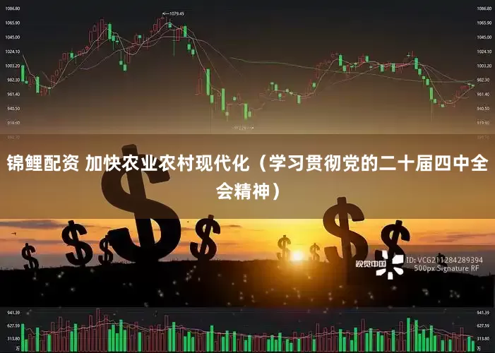 锦鲤配资 加快农业农村现代化（学习贯彻党的二十届四中全会精神）